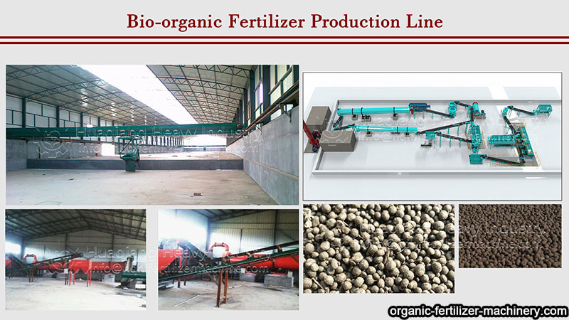 Bio organic fertilizer making machine