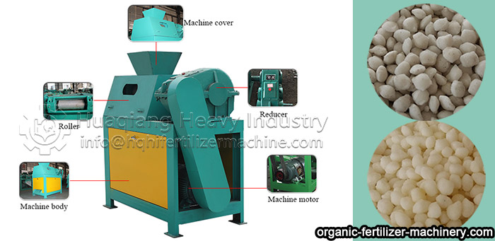 Roller granulator manufacturer supplies extrusion granulation double roll mould