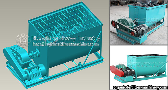 horizontal fertilizer mixer