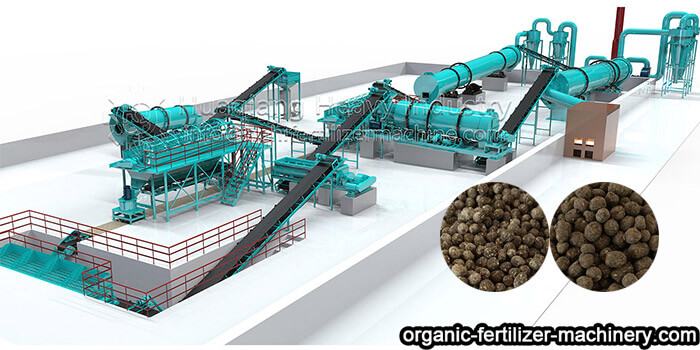 granular organic fertilizer production line