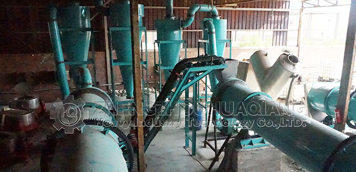 Preparation of fertilizer production line equipment