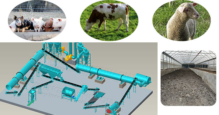 farm manure organic fertilizer machine