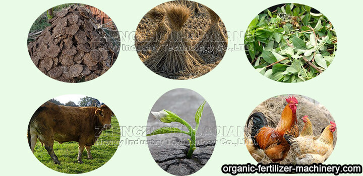 raw material for organic fertilizer