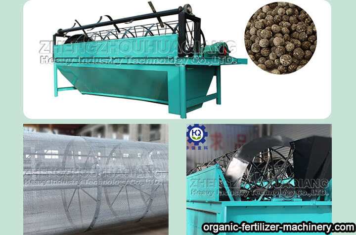 fertilizer equipment of rotary drum screening machine