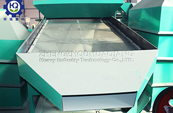 vibrating screen for fertilizer production