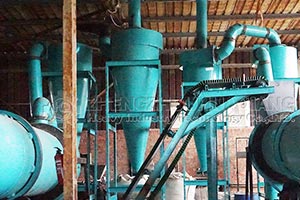 Egypt organic fertilizer production line installation site