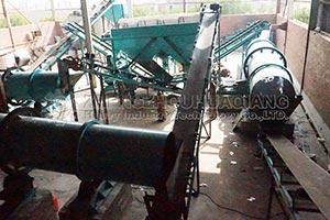 Egypt organic fertilizer production line installation site