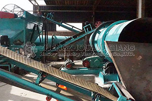 Egypt organic fertilizer production line installation site