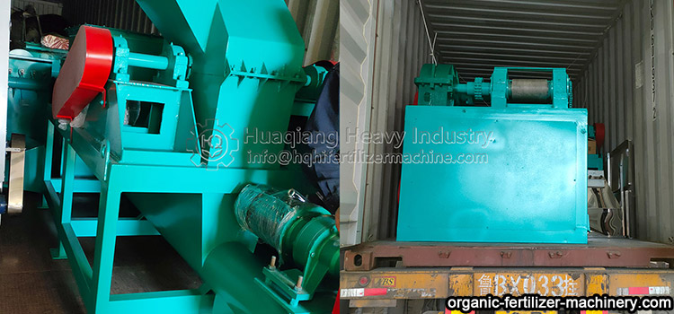 Roller granulator fertilizer making machine sold to Nigeria