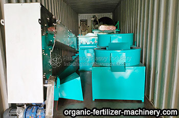 Roller granulator fertilizer making machine sold to Nigeria
