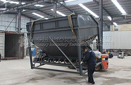 Loading site of organic fertilizer equipment export to Vietnam