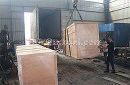 Russia Organic Fertilizer Powder Production Line Containers Loading In Tianci Factory