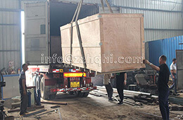 Russia Organic Fertilizer Powder Production Line Containers Loading In Tianci Factory