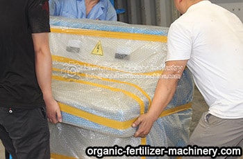 Fertilizer production machinery shipped to Jordan