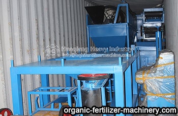 Fertilizer production machinery shipped to Jordan