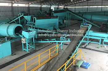 NPK fertilizer production line site