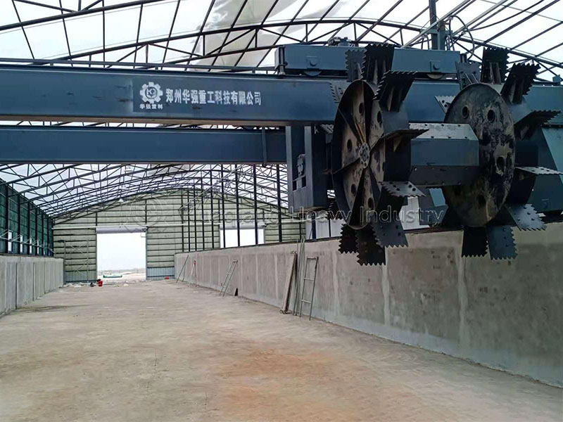 Large Wheel Compost Turner