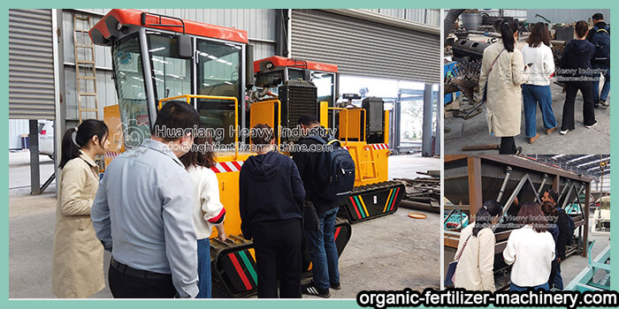 Libyan customer visit fertilizer equipment