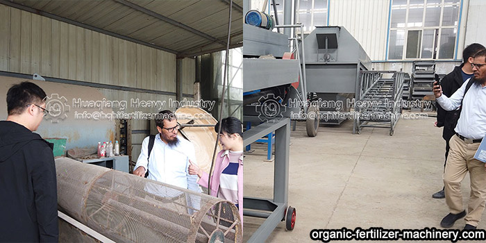 Saudi customers visit fertilizer equipment